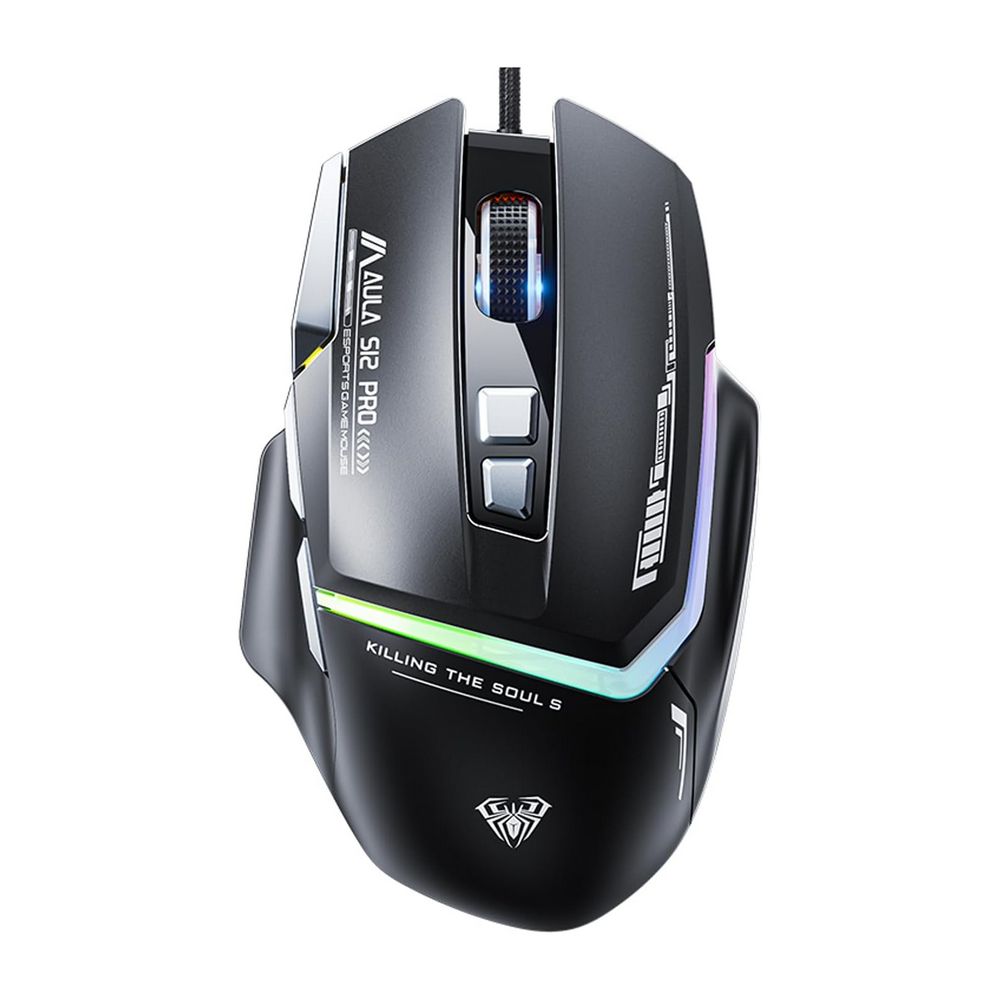 Aula Mountain S12Pro Wired 2800 DPI Optical Gamer Mouse