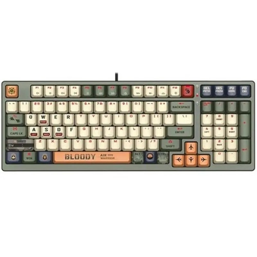 Bloody S98 Aviator Hot-Swappable RGB Mechanical Keyboard BLMS Switch Aviator - Red Plus Switch