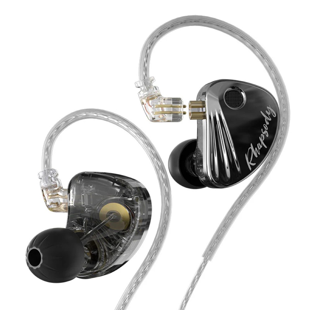 CCA Rhapsody 2DD+4BA Hybrid Ergonomic Design for Comfort with Microphone