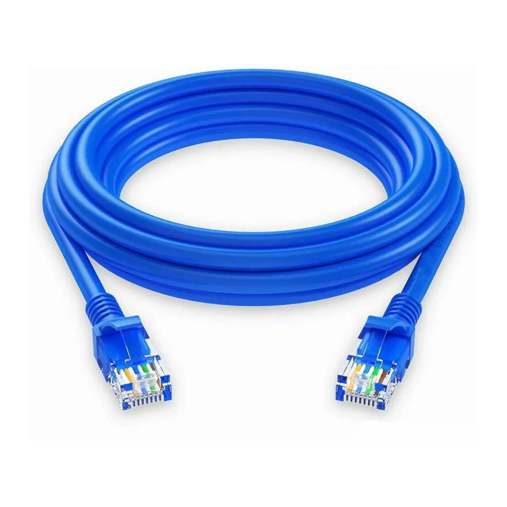 Ethernet High-Speed LAN Patch Cable for High-Speed Internet With RJ45 Connector Attached 5 Meter