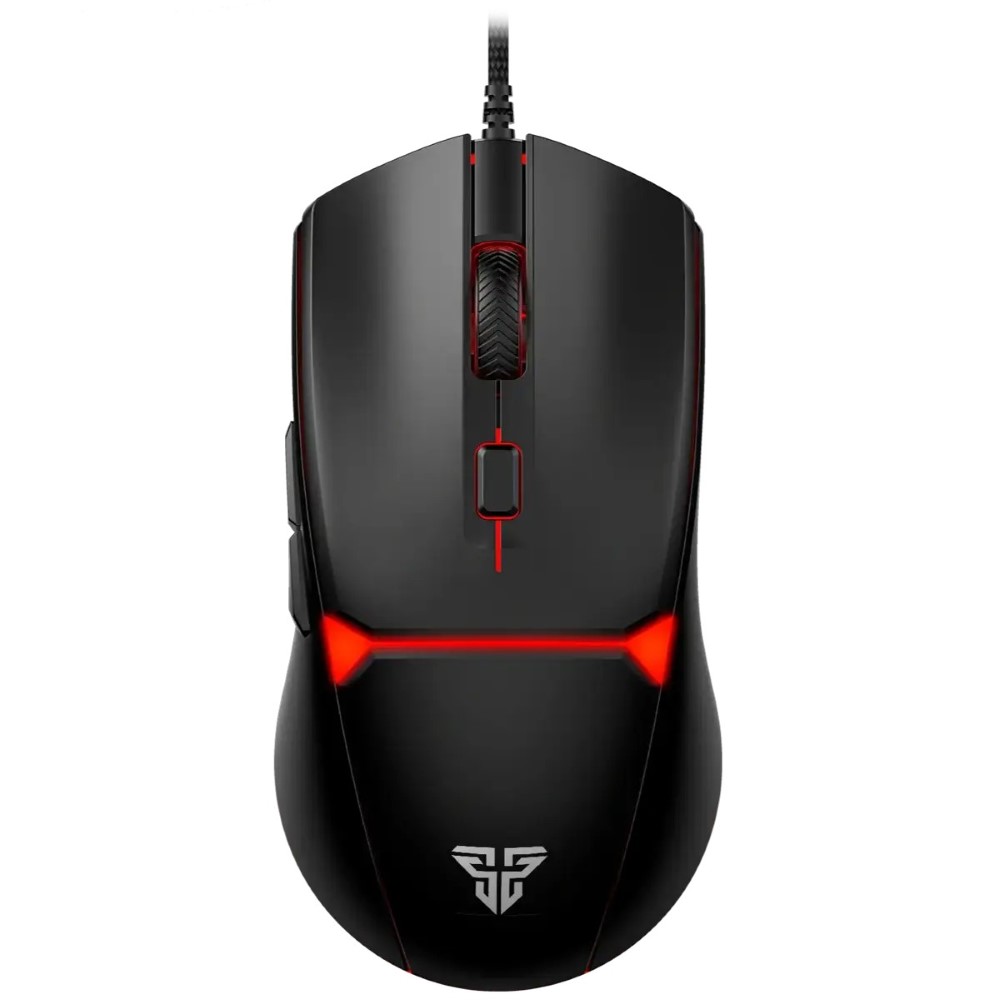 Fantech Crypto II VX7V2 Wired Gaming Mouse – Optical Sensor 8000 DPI 60 IPS 15G Acceleration 125Hz Polling Huano 10M-Click Switches 6 Programmable Buttons 4-Color LED Illumination Ergonomic Design