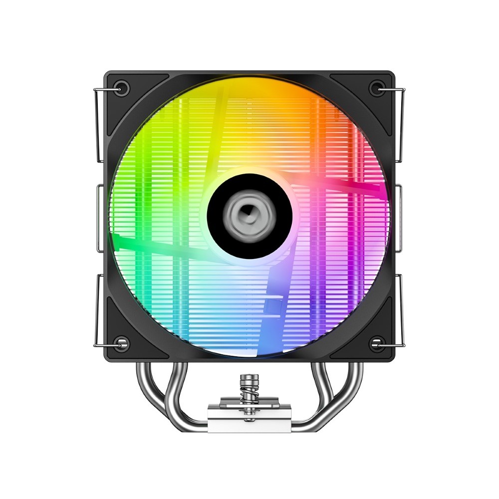 ID-Cooling SE-214-XT V2 ARGB CPU Air Cooler 4 Heat Pipes Single Tower 100% RAM Compatibility ARGB Lighting Black