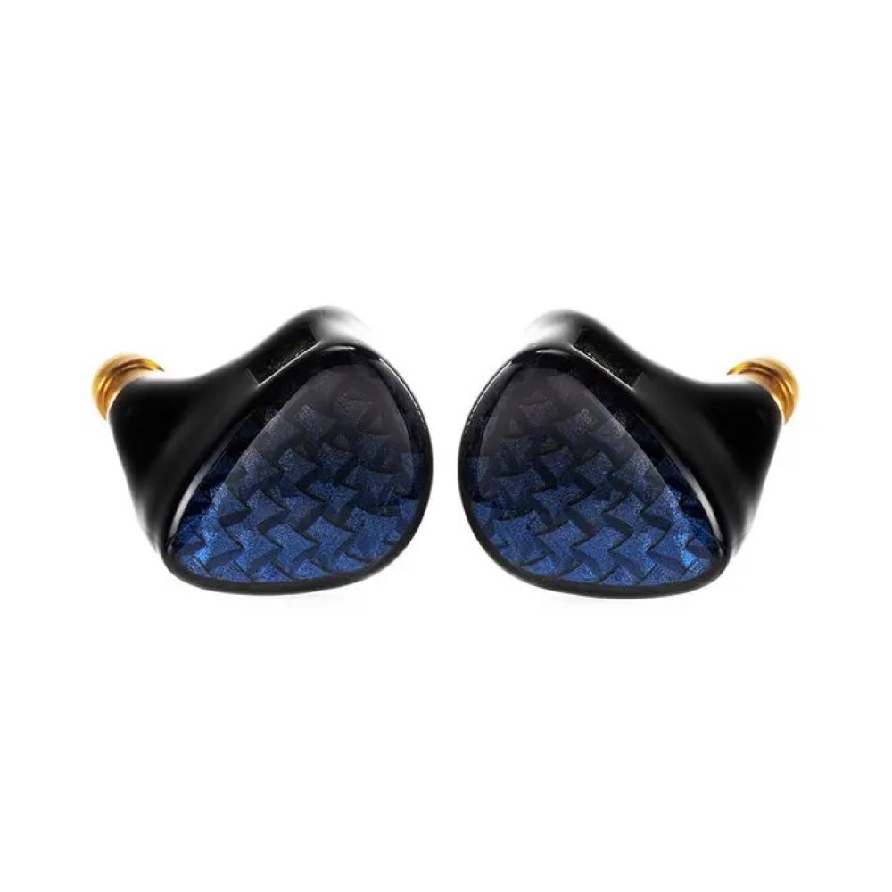 Kinera Celest Wyvern Black Remaster 10mm LCP 2.0 Diaphragm Custom Dynamic Driver In Ear IEM Earphones With Mic Cable Headphones (3.5mm Boom Mic Blue Color)