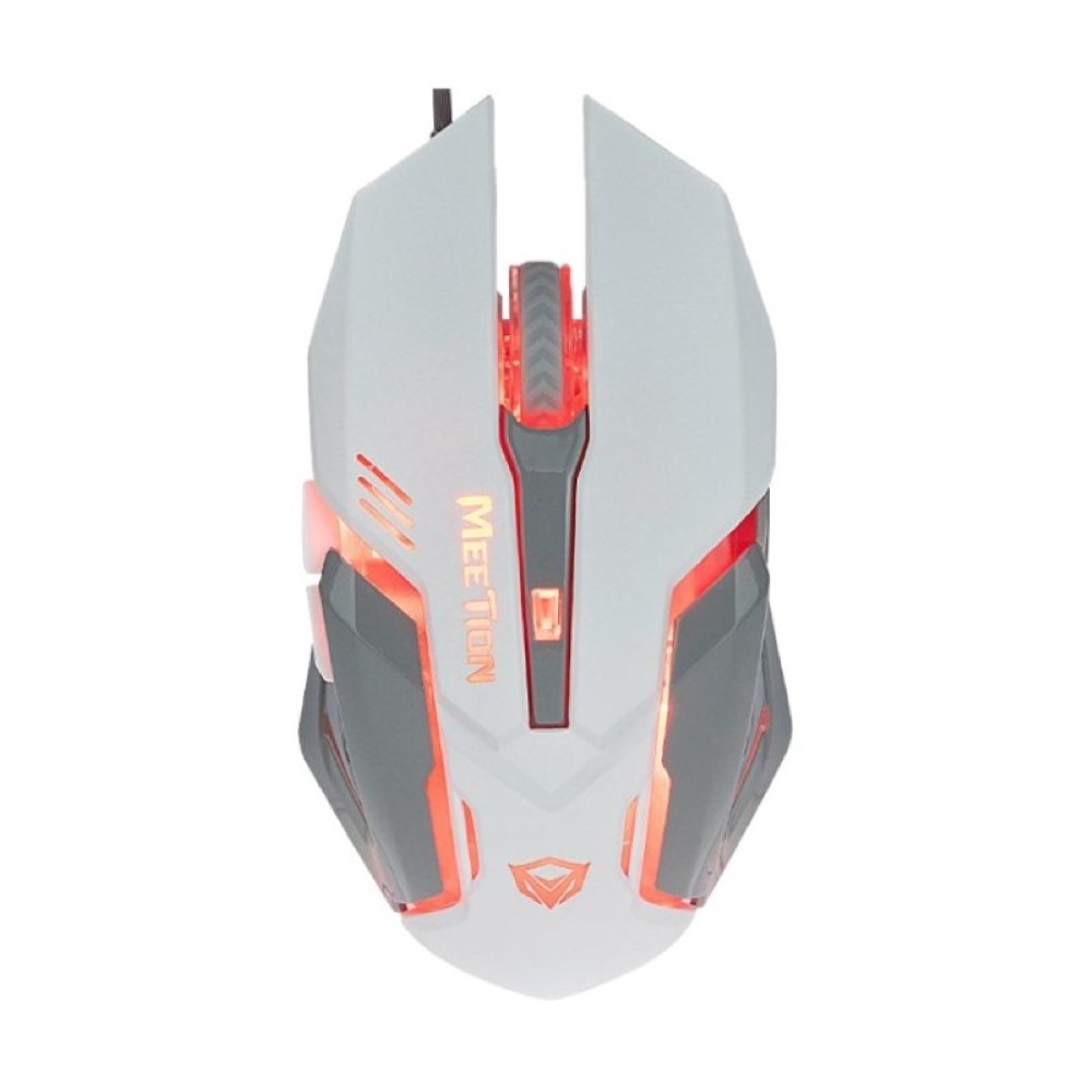 Meetion M915 6D Optical Backlit Wired Gaming Mouse - White