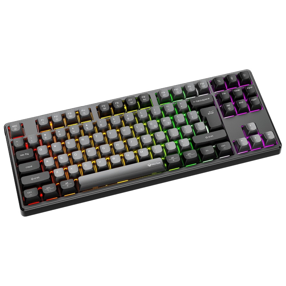 Meetion MK14 TKL Triple-Mode Wireless RGB Mechanical Keyboard – Black