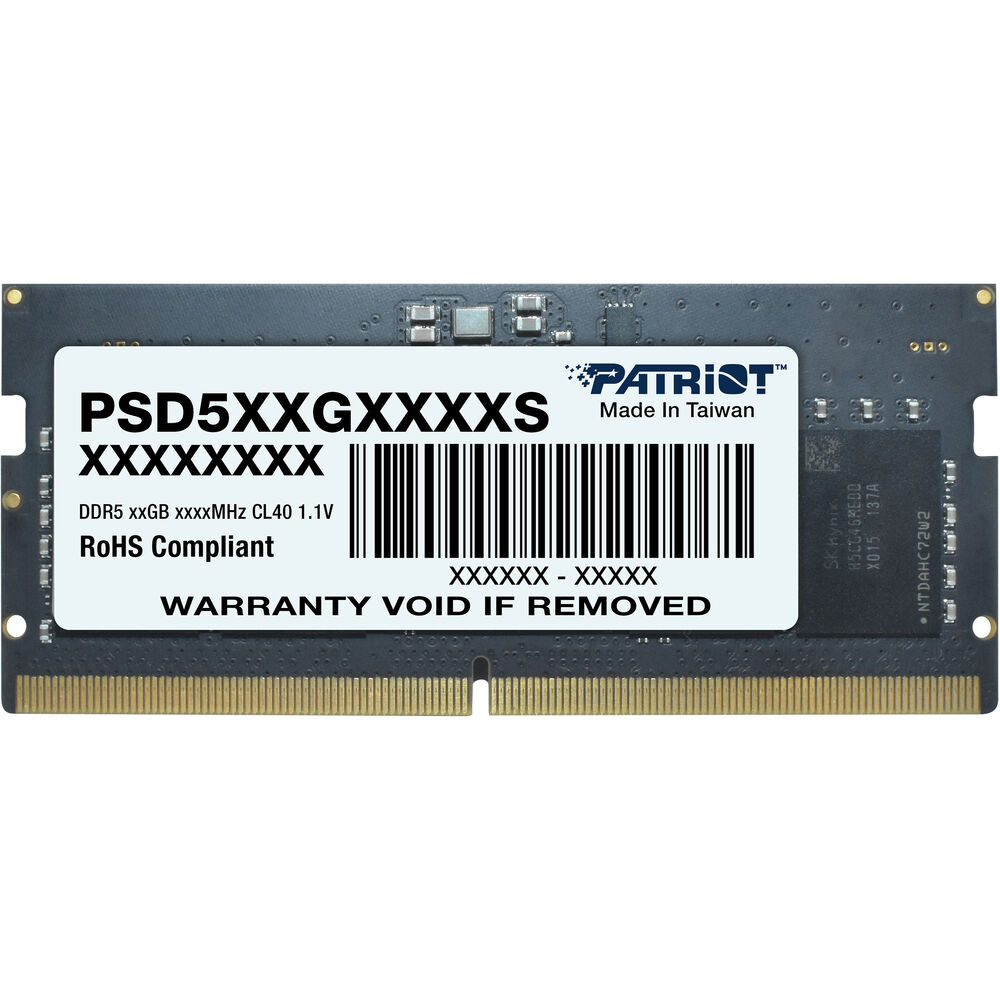 Patriot 32GB Signature Line DDR5 5600 MHz SO-DIMM Memory