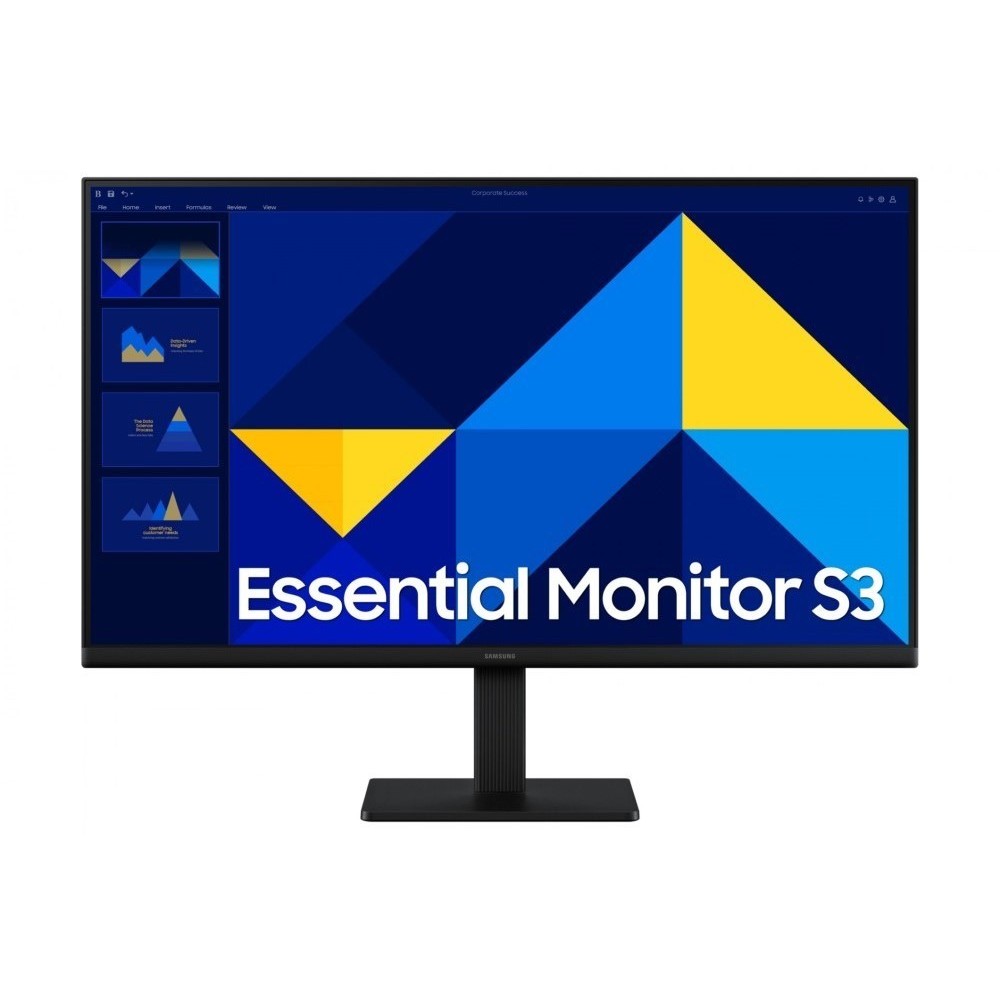 Samsung 24″ LS24D300GAMXUE Essential Full HD (1920 x 1080) resolution 100Hz Refresh Rate Response Time 5 (gtg) IPS Panel Game Mode Eye Saver Monitor