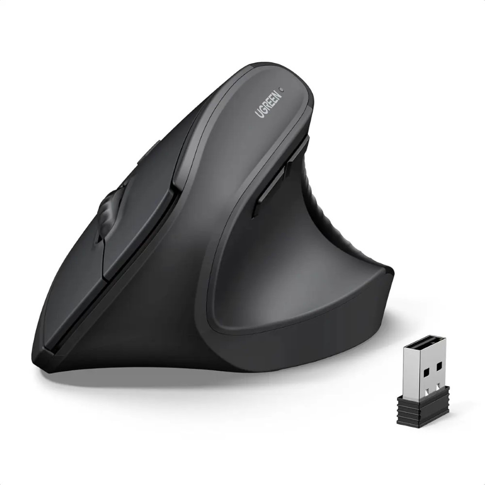 UGREEN 65042 Ergonomic Mouse Wireless Bluetooth Vertical Mouse Dual-Mod