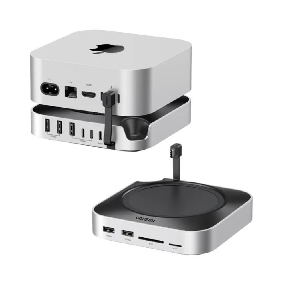 UGREEN 65487 Mac Mini M4 Docking Station (11-Port, 8TB, 10Gbps)