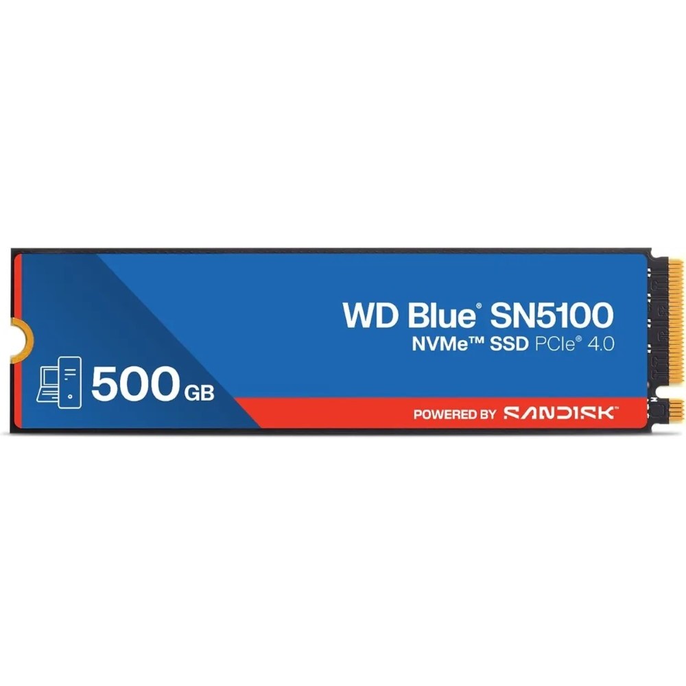 WD Blue SN5100 500GB Gen4 NVMe M.2 SSD