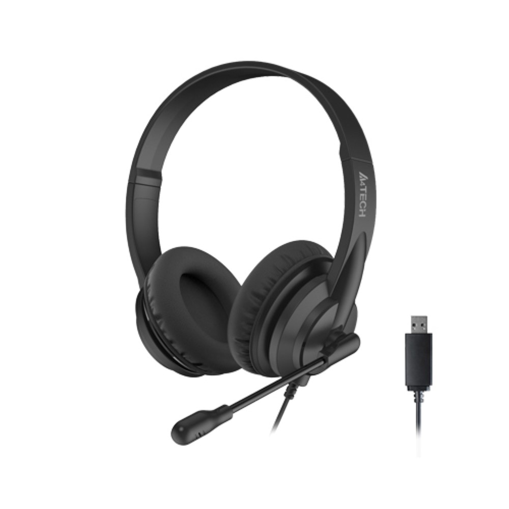 A4tech HU-10 USB Wired Headset USB Black