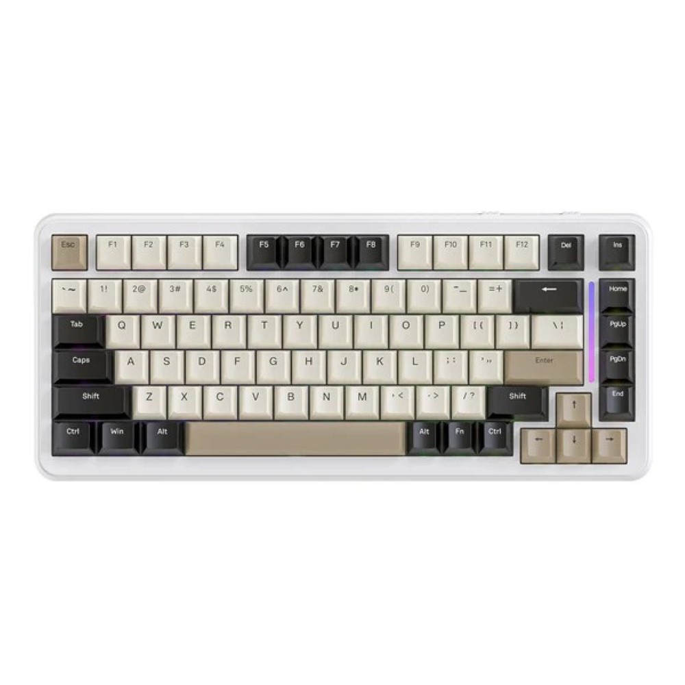 ATTACK SHARK M86 Tri-mode Gasket Mechanical Keyboard -  Cheese White