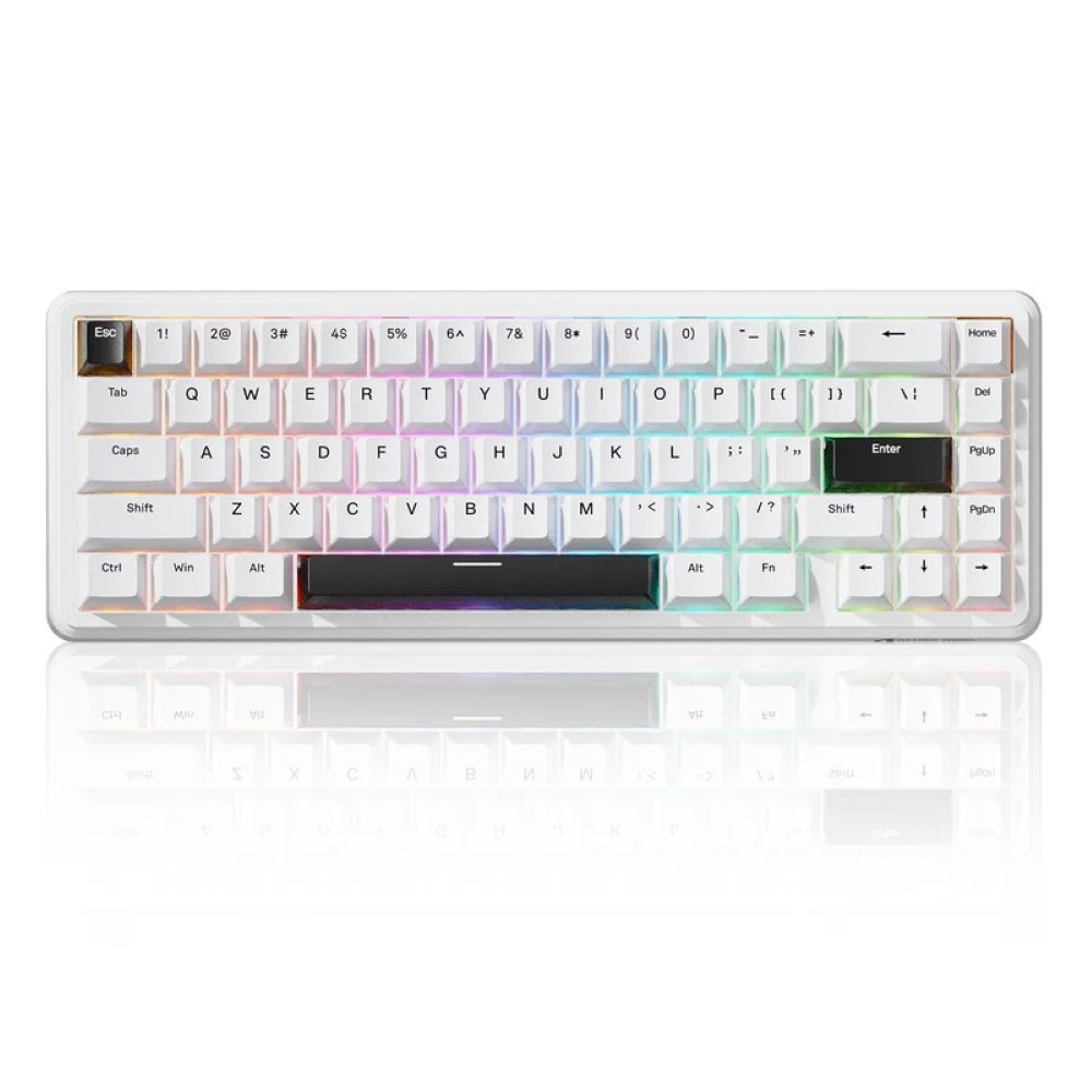 ATTACK SHARK X65 HE Magnetic Switch Rapid Trigger Keyboard - Simple white