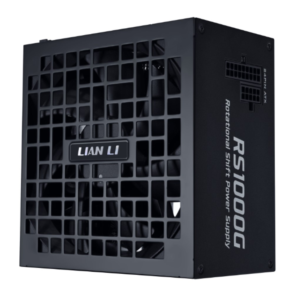 Lian Li RS 1000W Fully Modular 80+ Gold PCIE 5.1 Black PSU with Hub ATX 3.1 – Black