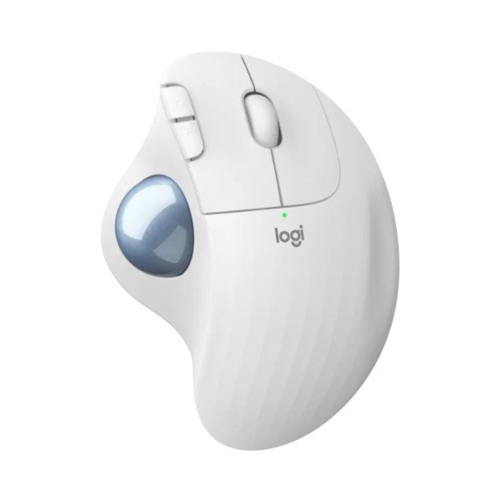 Logitech Mouse : ERGO M575 Wireless Trackball Off White (910-006439-Z)