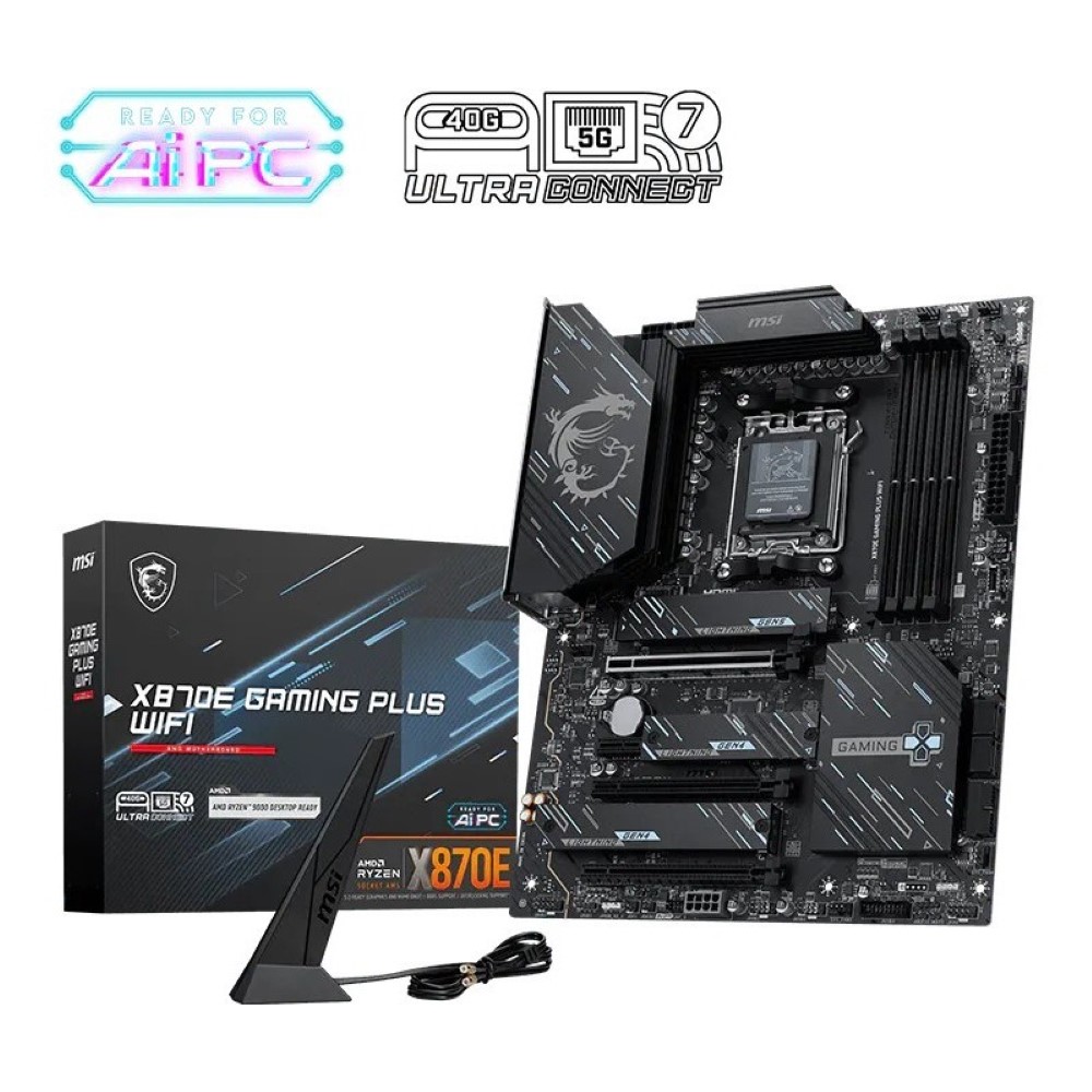 MSI MOTHERBOARD : X870E GAMING PLUS WIFI DDR5