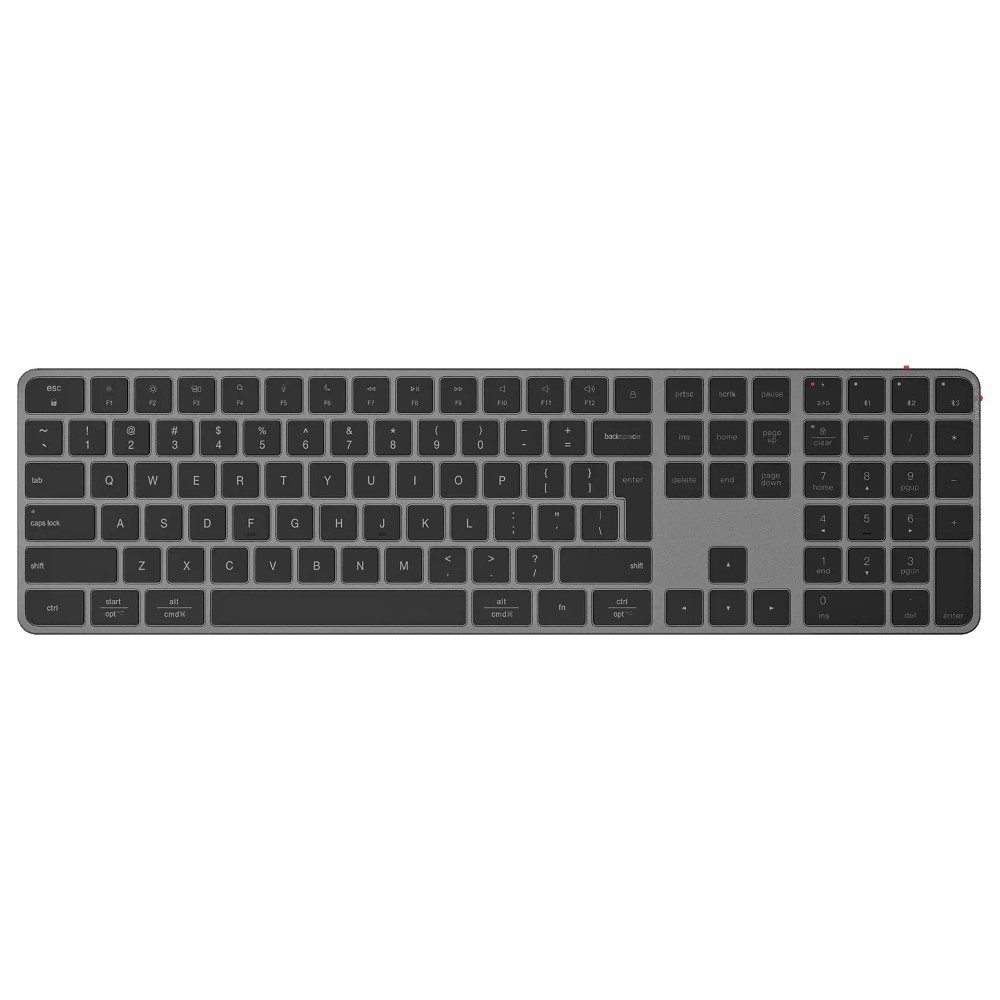 Meetion ikey K230 Full Keys 2.4G and Bluetooth Three Modes Keyboard – Black