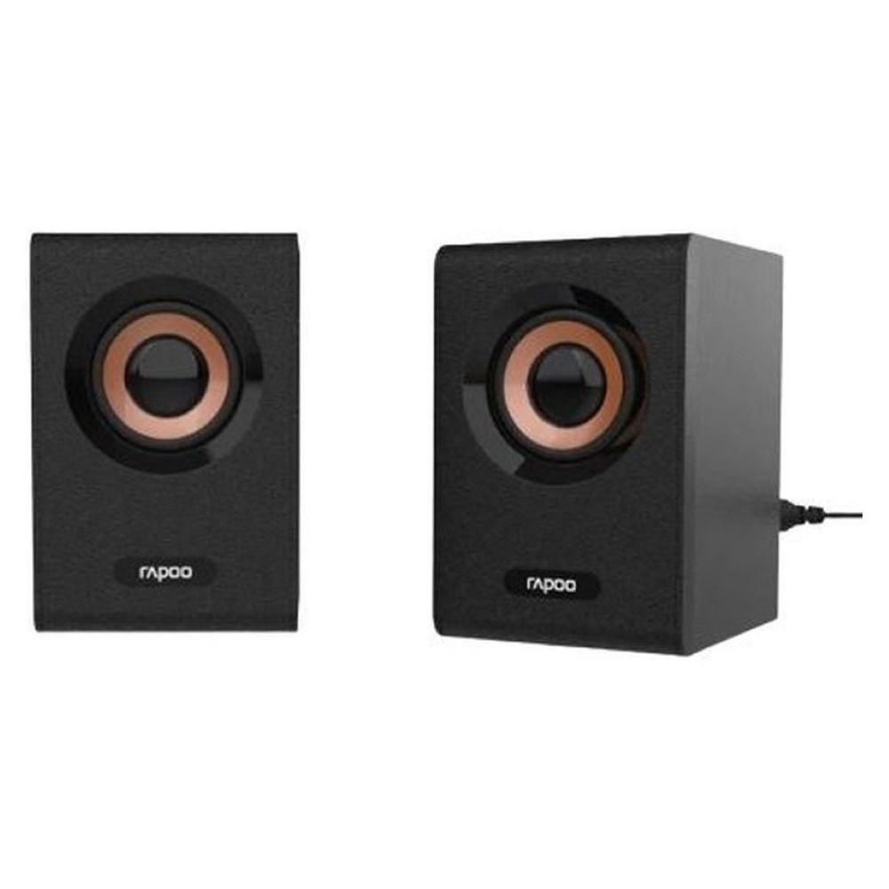Rapoo A80 Compact 2.0 Multimedia Wired Stereo Speaker – Black