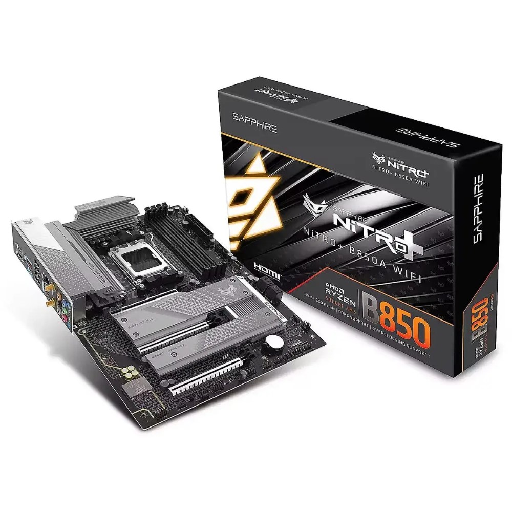 Sapphire Nitro+ B850A Wifi 7 DDR5 AMD AM5 ATX Motherboard