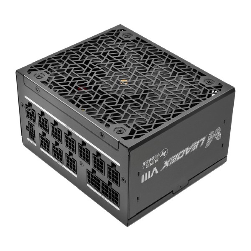 Super Flower LEADEX VIII Platinum PRO 1200W ATX 3.1 with Pci-E Cable Power Supply Black