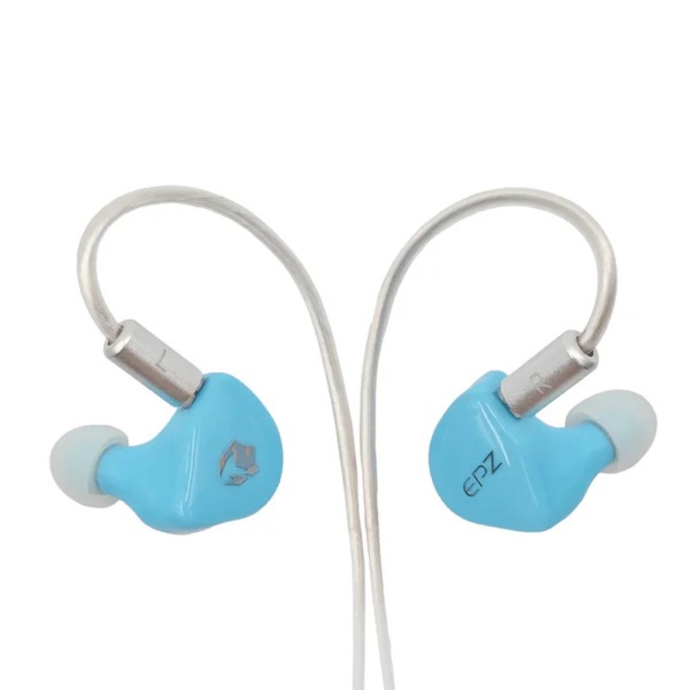 EPZ G20 Wired Earphones HIFI Music IEM In Ear Headphones Gaming Headset 3.5MM Earphone Cable - Blue