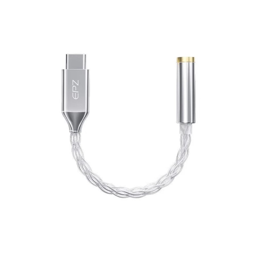 EPZ TP15 HIFI Jack Headphone Connector Converter Type-C to 3.5 mm Adapter