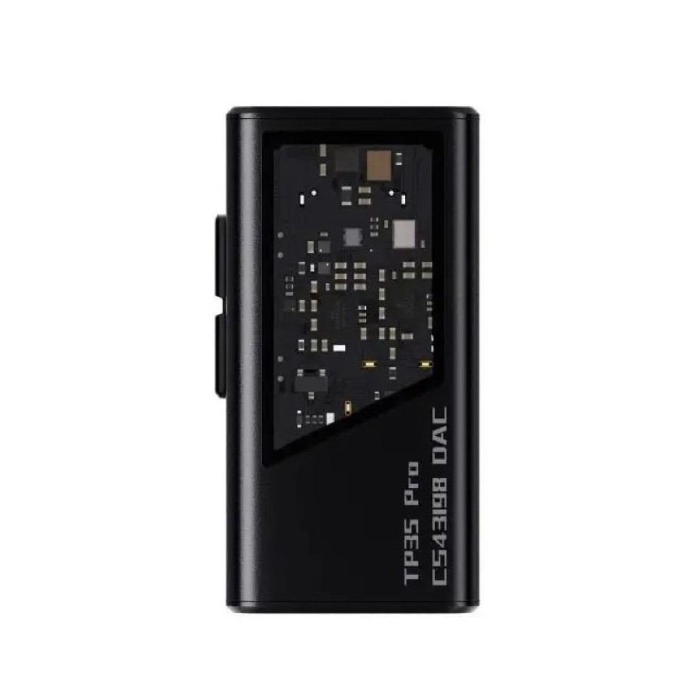 EPZ TP35 Pro Portable DAC/AMP Dongle - Dual 3.5mm Ports Amplifier - Black