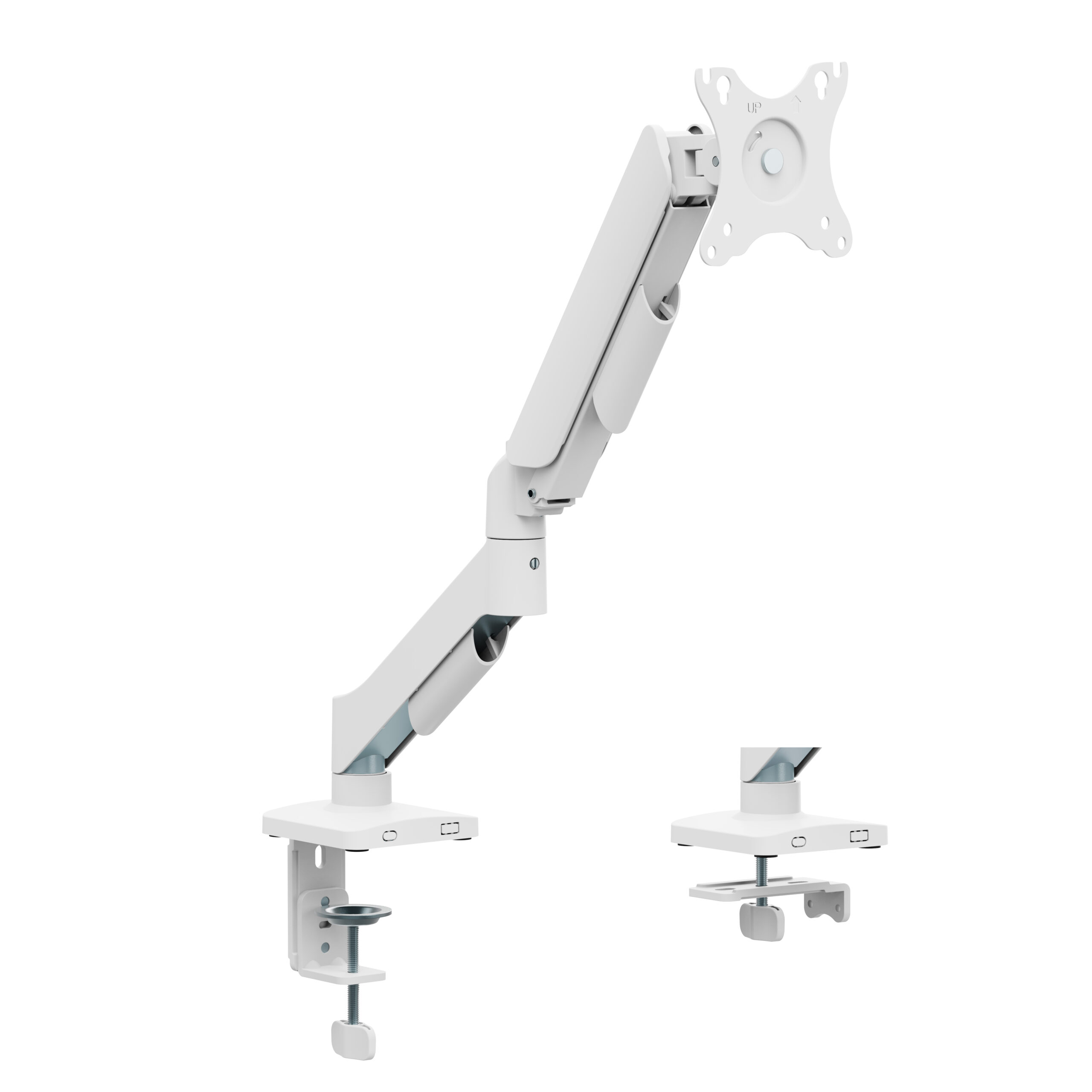 MXG EMA-12W Economical Mechanical Spring Monitor Arm - White