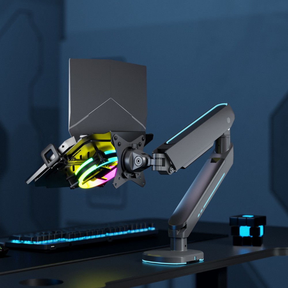 MXG LAPTOP HOLDER : MXG LH-01R UniversAL HOLDER  With RGB Fan
