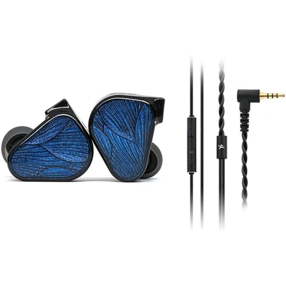 Truthear x Crinacle Zero: Blue 2 Dual Dynamic Drivers in-Ear Headphone with Detachable Cable (3.5mm+mic Cable)