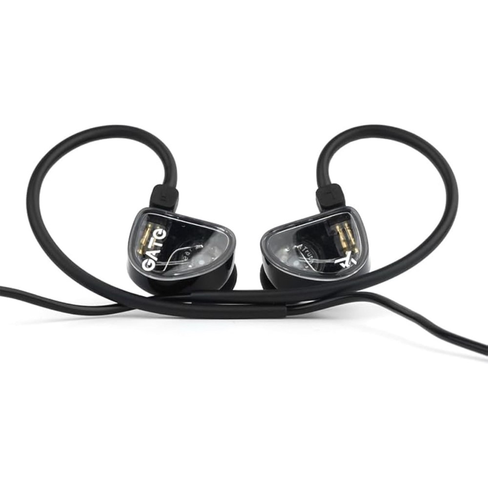 Truthear Gate IEM Cost-Effective Dynamic Driver in-Ear Headphone with 0.78 2Pin Cable (Black, with Mic)