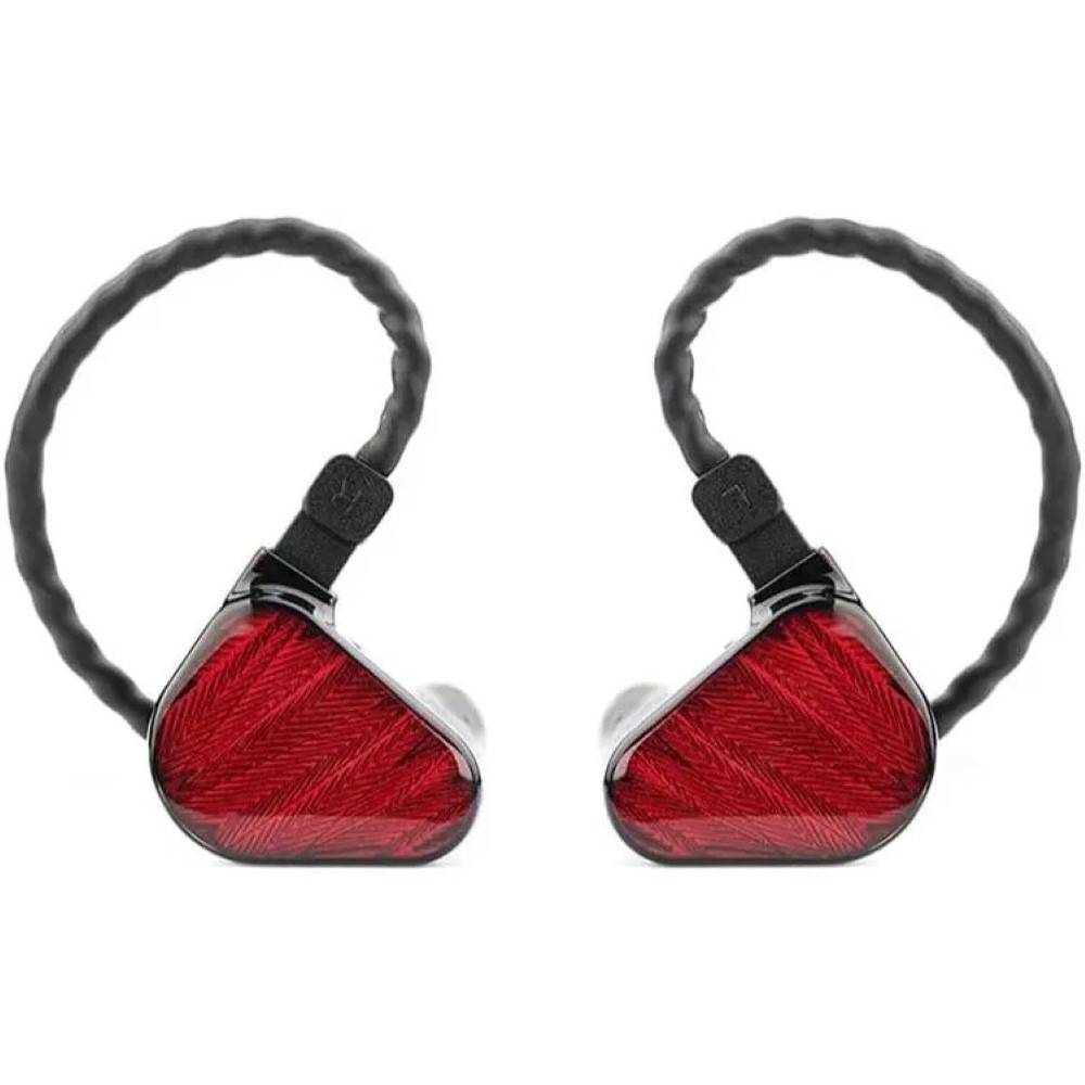Truthear x Crinacle Zero: Red IEM Dual Dynamic Drivers in Ear Headphone with 0.78 2Pin Cable