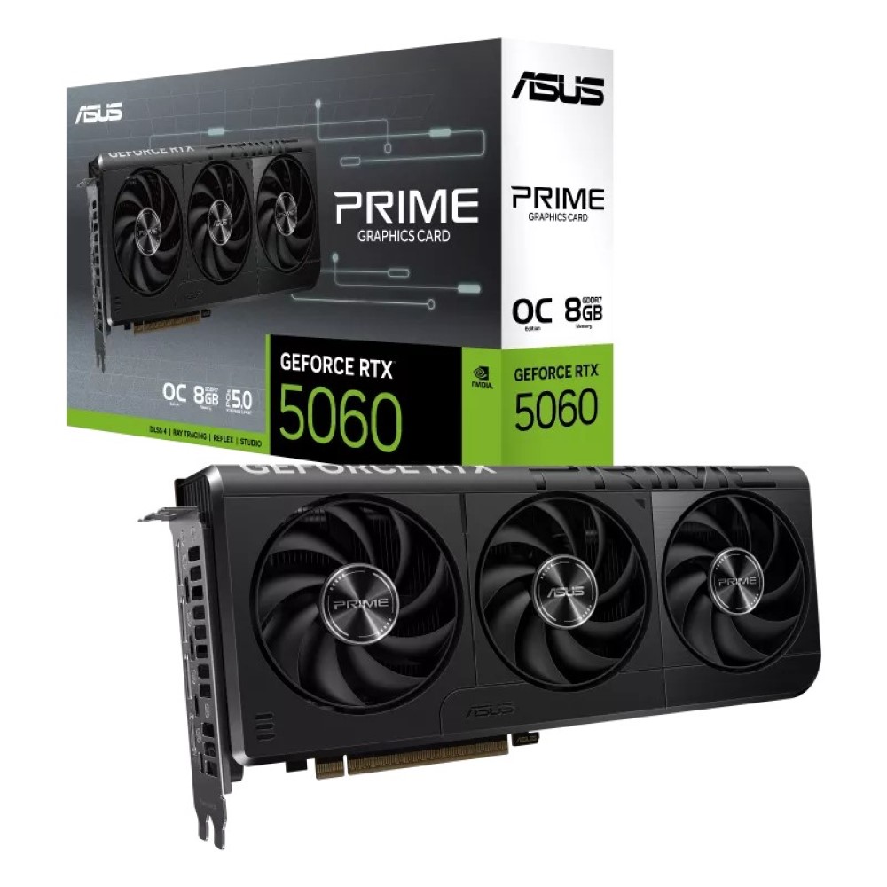 Asus Prime GeForce RTX 5060 8GB OC Edition Graphics Card