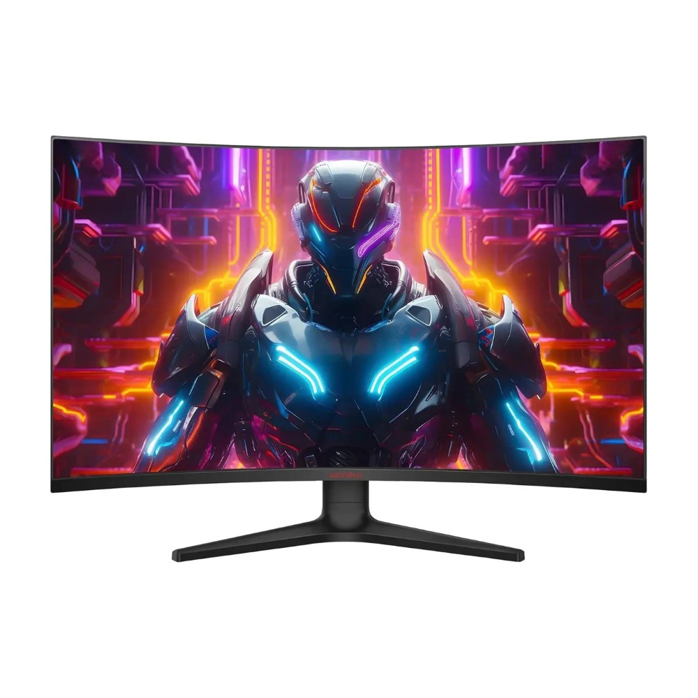 KOORUI 32″ 32E6QC Gaming Curved Monitor, VA Display, QHD Resolution, 170Hz Refresh Rate, 1ms (MPRT) Response Time, AdaptiveSync Technology, 1500R Curvature, Black