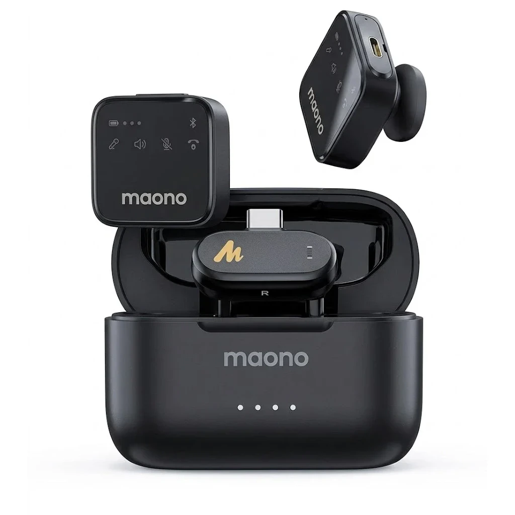 Maono Wave T1 Plus USB Microphone, Streaming Mic, Podcast Mic, Recording Mic, Budget Mic, Content Creation