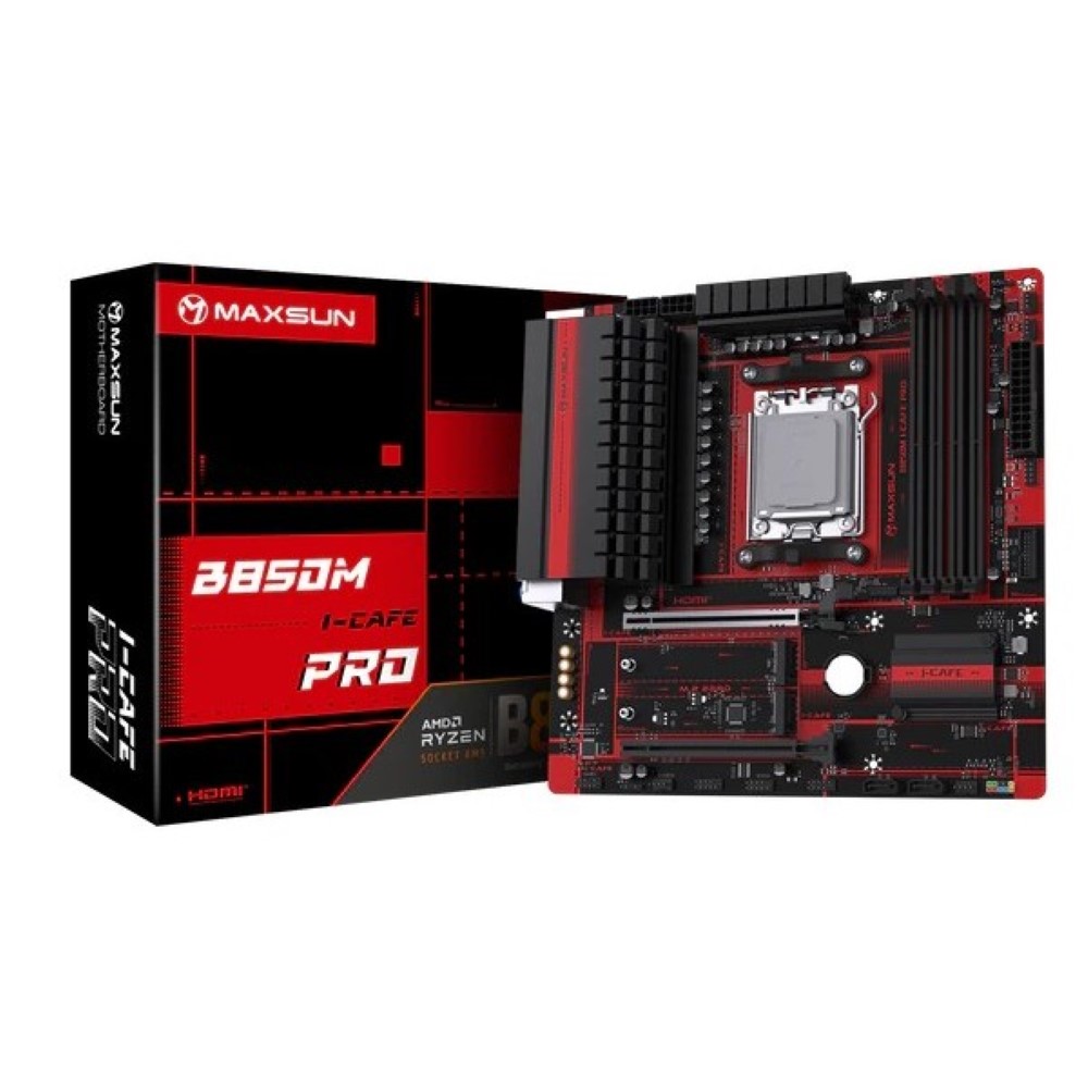 Maxsun B850M I-CAFE PRO AMD AM5 Motherboard