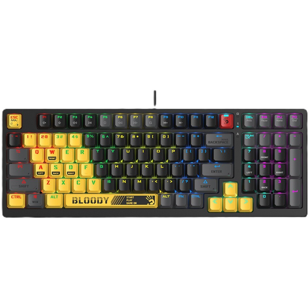 Bloody S98 RGB Mechanical Gaming Keyboard – Sports Lime
