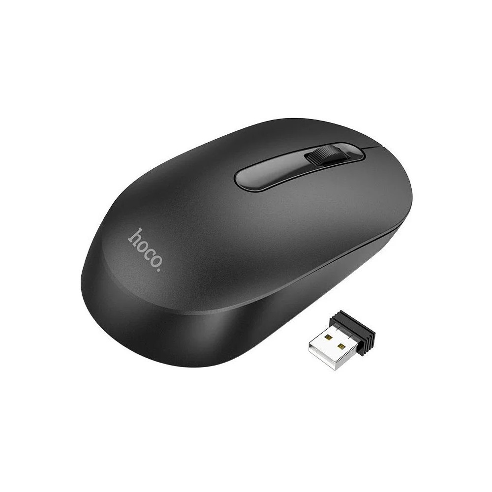 HOCO GM14 Platinum 3D Button 2.4G Business Wireless Mouse - Black