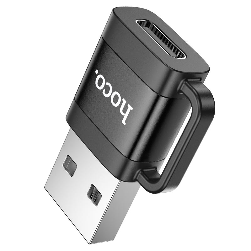 HOCO UA31D – USB Male to Type-C Female USB 2.0 Adapter