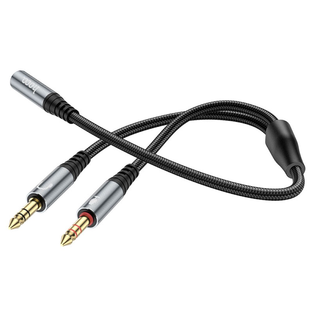 HOCO UPA21 2-in-1 3.5 Headset Audio Adapter Cable (Female to 2x Male)