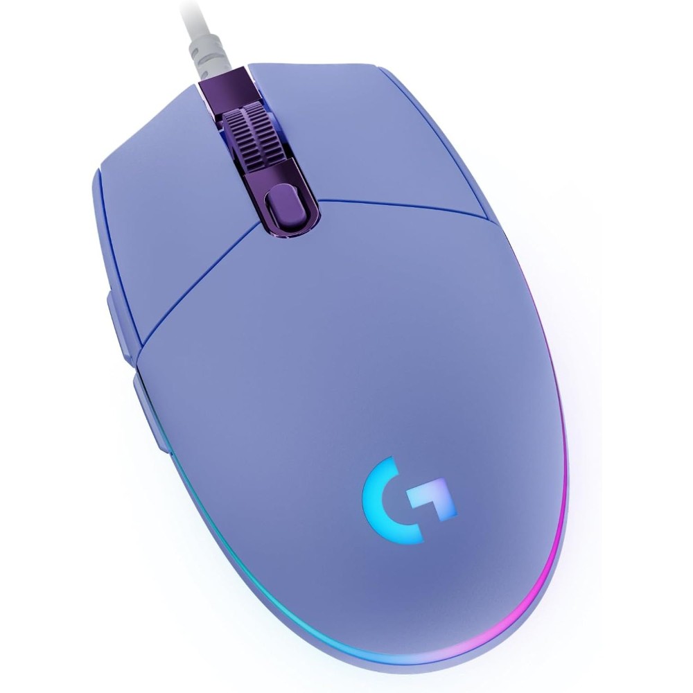 Logitech G G203 Lightsync RGB Lighting Mouse Lilac 910-005851