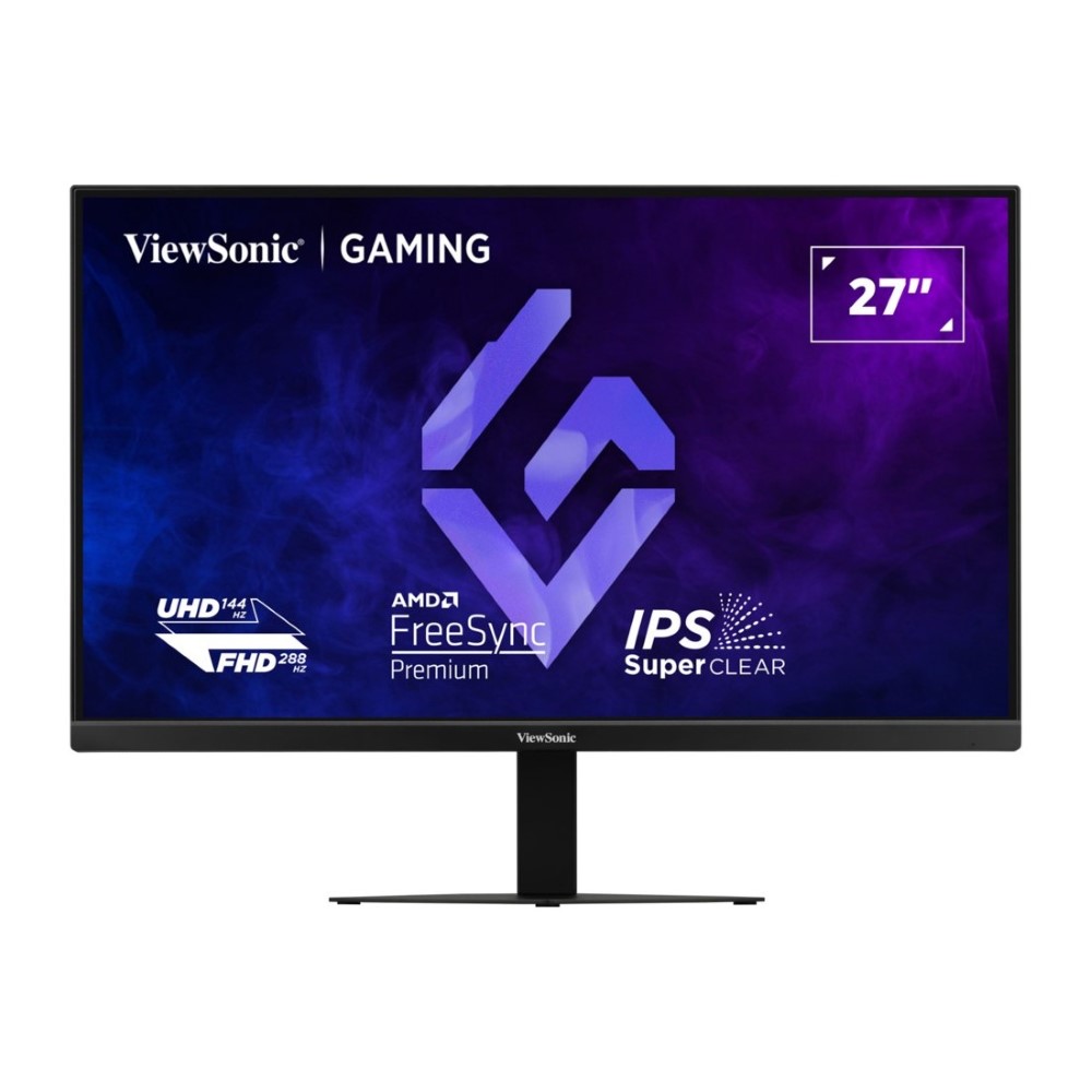 ViewSonic XG2730D-4K 27” Dual Mode Esports Gaming Monitor with 4K UHD 144Hz FHD 288Hz 1ms MPRT FreeSync Premium & G-Sync Compatible