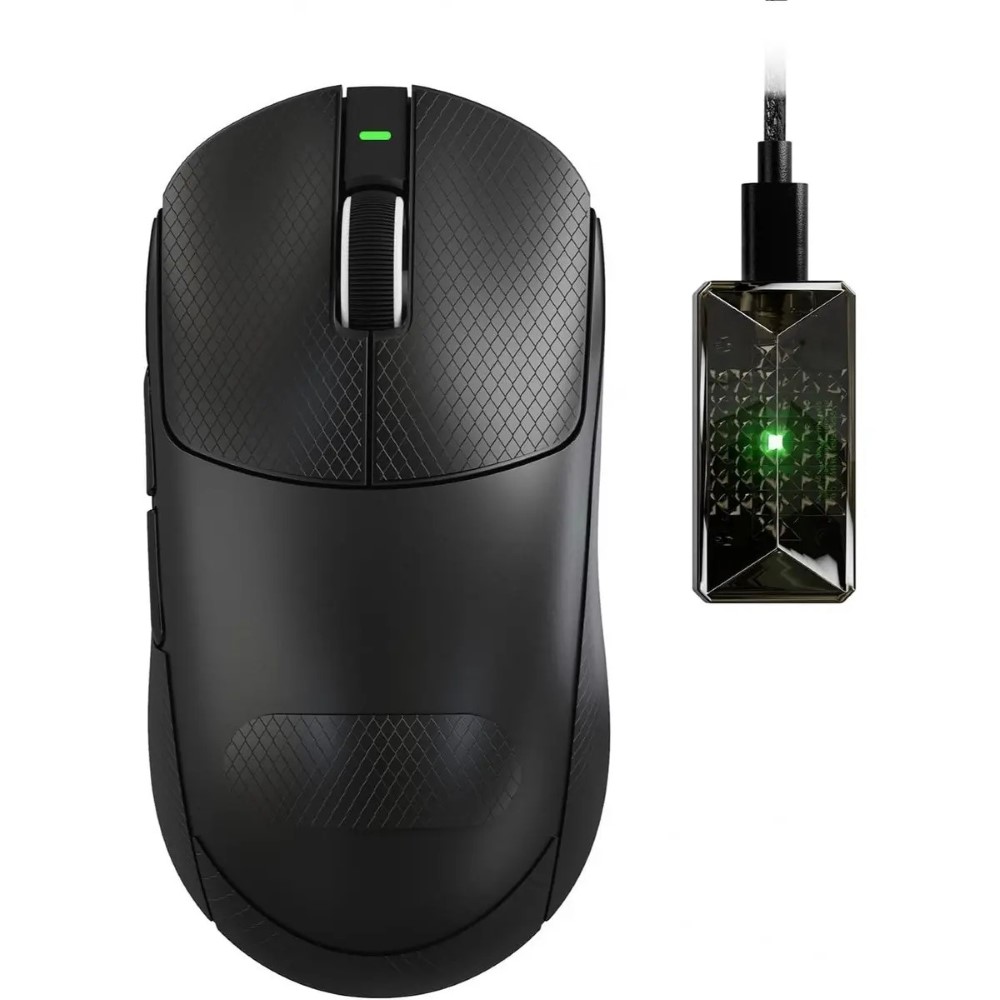ATTACK SHARK X8 Ultimate Wireless Gaming Mouse, 55g Ultra-Lightweight BT/2.4GHz Wireless/Wired Mouse, 8K Polling Rate, PixArt PAW3950MAX Sensor, 42000 DPI, Tape, 800mAh Battery,Gamer Mice for PC/Mac (Black)