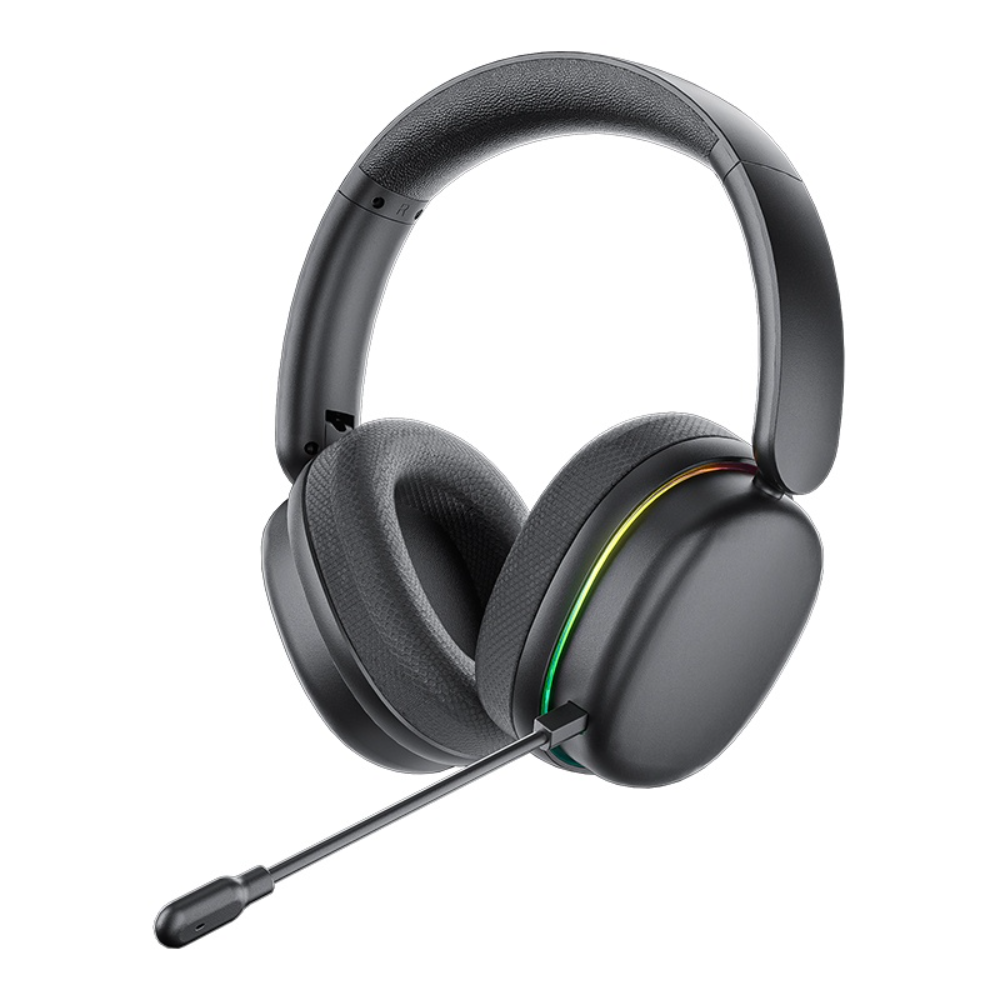 AULA G7 Pro Wireless Gaming Headset, Dual BT 5.3 - 2.4GHz, 7.1 Surround Sound, 80+ Hour Battery, RGB, Noise-Canceling Mic Wing Black (AULA NEW STOCK)