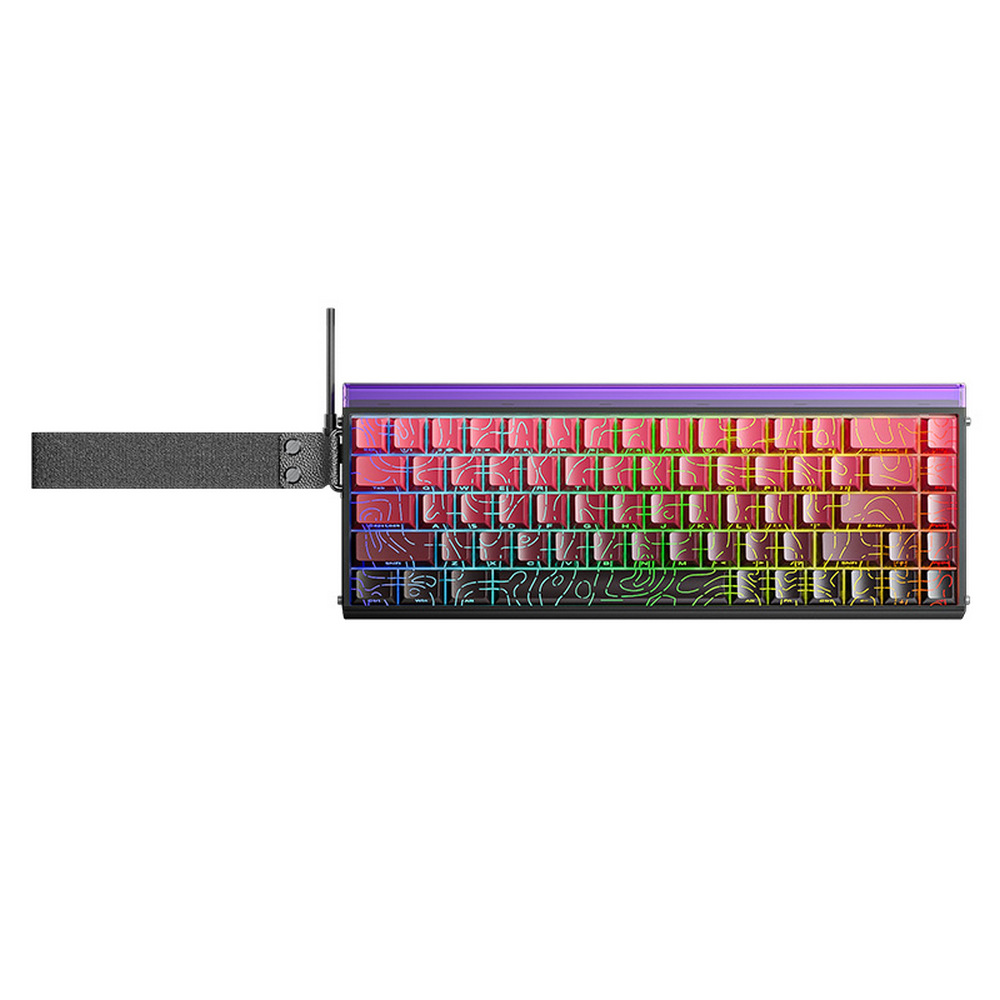 AULA HERO 68 HE Wired Mechanical Keyboard Gradient Black Red – Dragon King Switch (NEW AULA STOCK)