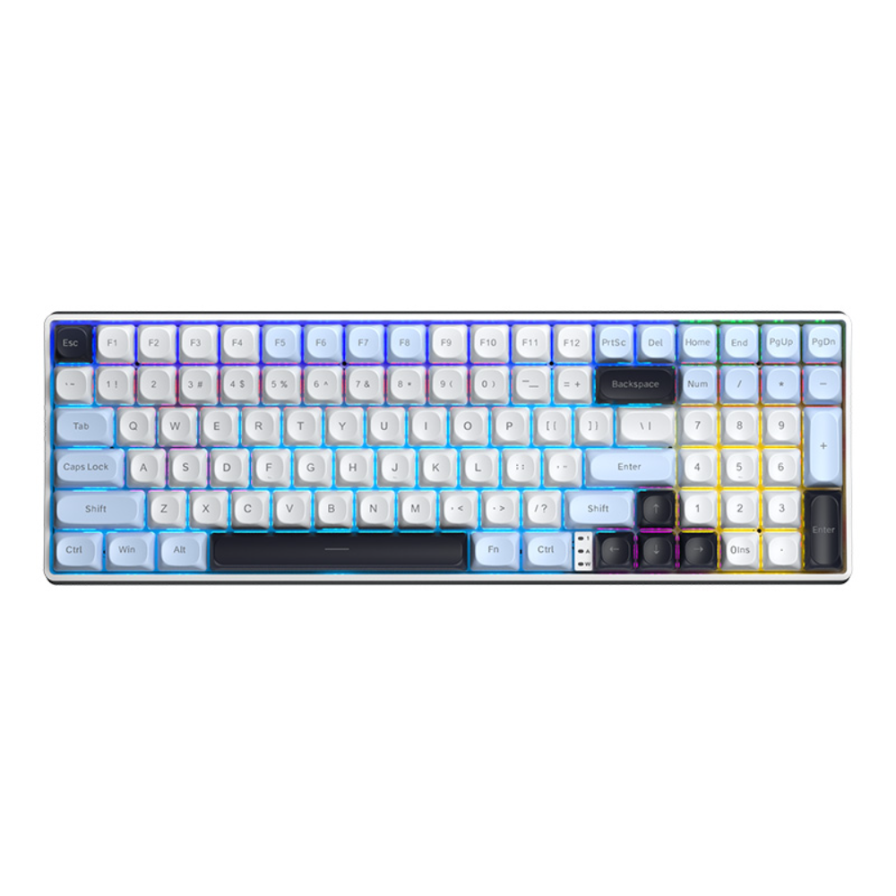AULA S100 PRO Tri-Mode Mechanical Gaming Keyboard Light Blue White Black Brown Switchs (AULA NEW STOCK)