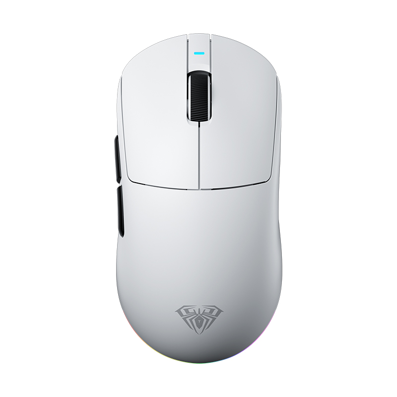 AULA V9 Pro Ultra-Lightweight Tri-Mode Wireless Gaming Mouse White