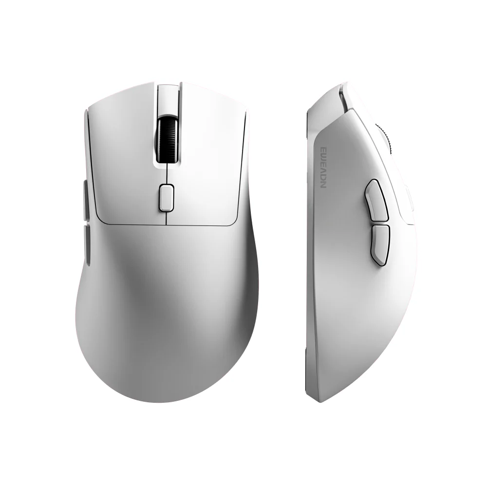 EWEADN E7 Tri-Mode Wireless Gaming Mouse – 65g Ultra-Lightweight – White
