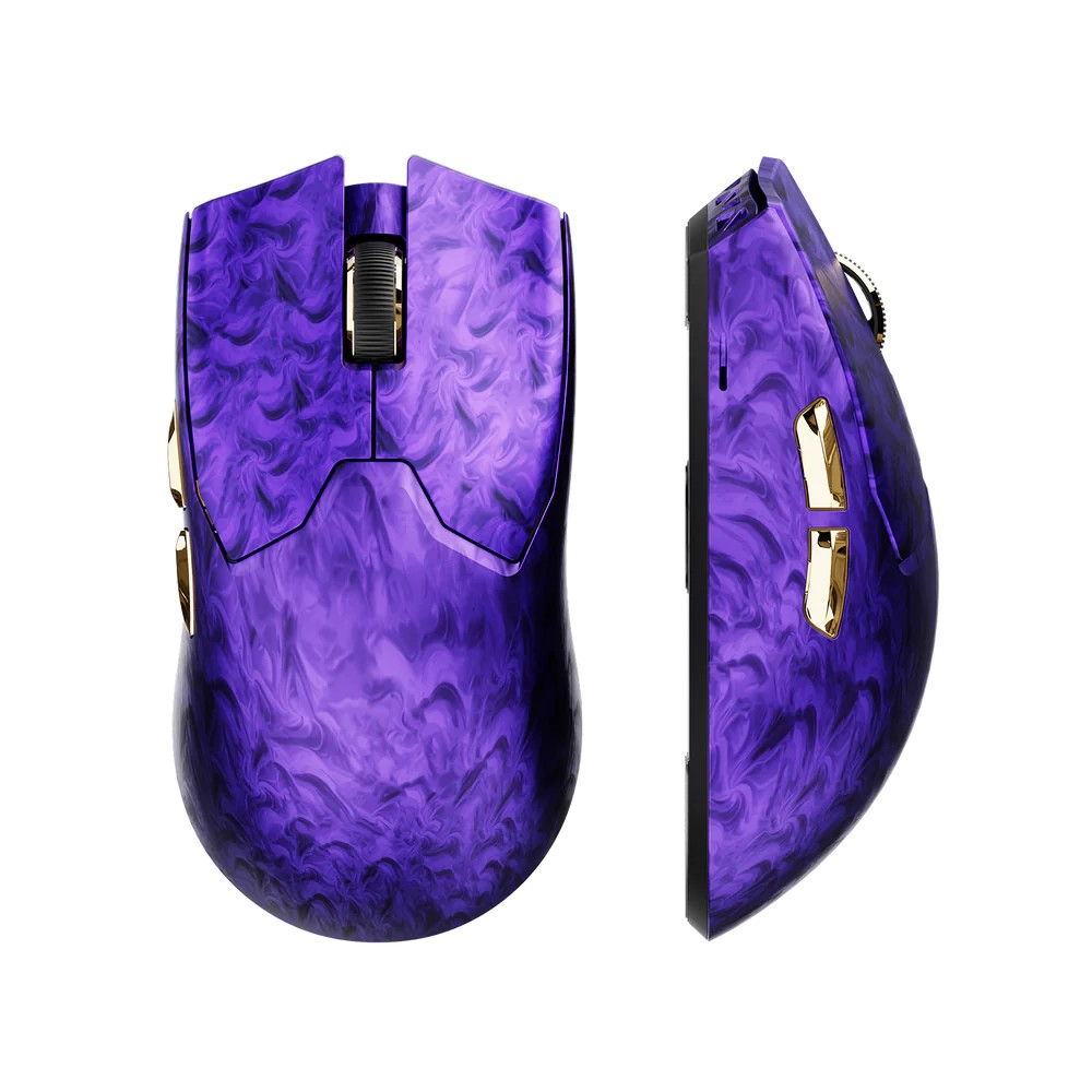 EWEADN Z7 8K Dual-Mode Flagship Wireless Gaming Mouse Carbon Fiber Shell – Purple