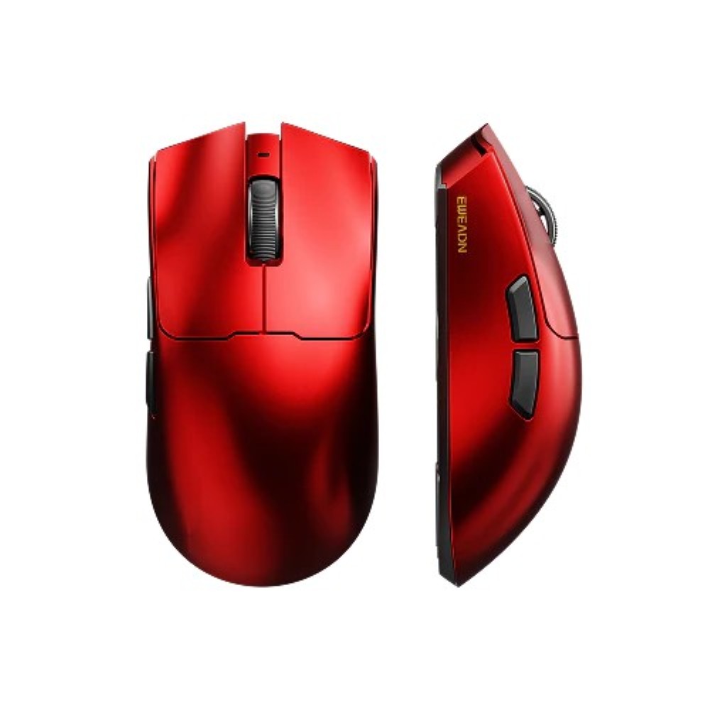 EWEADN S9 Ultra Tri-Mode Wireless Gaming Mouse 59g Lightweight Esports – Flame Red